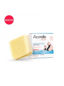 JABON PASTILLA BEBE 100GR BIO - ACORELLE - 3700343085005