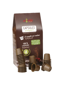 CAPSULAS COMPATIBLE NESPRESSO BIOPLASTICO 100 UNIDADES - AH! TABLE - 3760138837738