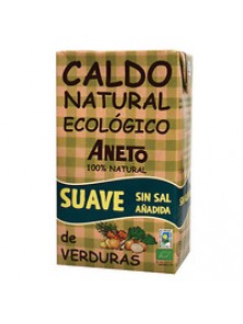 CALDO SUAVE DE VERDURAS 1L BIO - ANETO - 8410748001559 no_image
