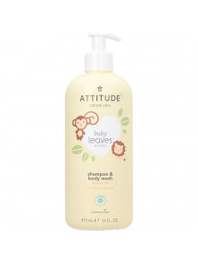 BABY SHAMPOO GEL 2 EN 1 NECTAR DE PERA - ATTITUDE - 626232466126