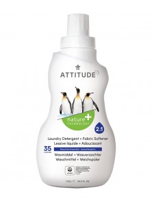 DETERGENTE LIQUIDO Y SUAVIZANTE 2 EN 1 ESENCIA MONTAÑA 1.05 LITROS - ATTITUDE - 626232423402 no_image