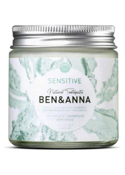 PASTA DE DIENTES SENSITIVE TARRO CRISTAL 100ML BIO - BEN & ANNA - 4260491220523
