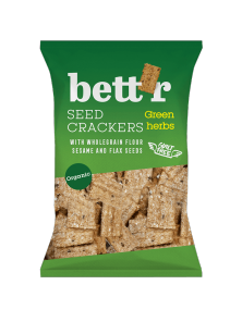 GALLETAS SALADAS INTEGRALES CON SEMILLAS 150GR BIO - BETTR - 3800233684469