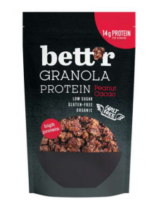 GRANOLA PROTEICA CON CACAHUETES Y CACAO 300GR - BETTR - 3800233689877