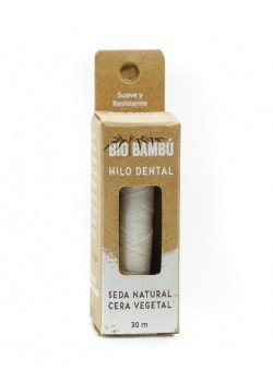HILO DENTAL SEDA NATURAL 30M ZERO WASTE - BIO BAMBU - 7506709857110