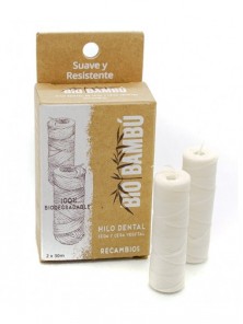 HILO DENTAL SEDA RECAMBIO 2 UNIDADES 30M - BIO BAMBU - 7506709857400 no_image