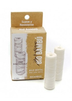 HILO DENTAL SEDA RECAMBIO 2 UNIDADES 30M - BIO BAMBU - 7506709857400