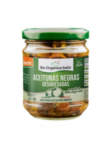 ACEITUNA NEGRA DESHUESADA 280GR BIO - BIO ORGANICA ITALIA - 8029689023881