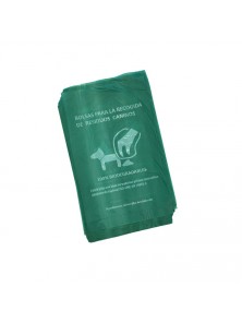 BOLSA RECOGIDA RESIDUOS CANINOS 20X33 100 UNIDADES BIODEGRADABLES - BIODEGRADABLE