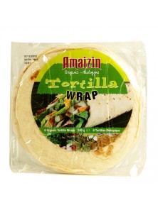 **TORTILLA WRAP 6 UNIDADES 240GR BIO - AMAIZIN - 8717496903990