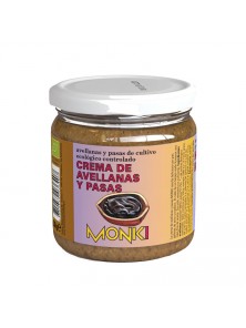 **CREMA DE AVELLANAS Y PASAS 330GR BIO - MONKI - 8712439036407 no_image