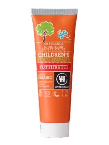 PASTA DE DIENTES PARA NIÑOS TUTTIFRUTTI 75ML BIO - URTEKRAM - 5765228837801