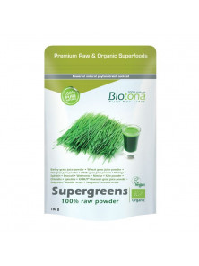 BIOTONA RAW POWDER SUPERGREENS 150GR BIO - BIOTONA - 5412360020935