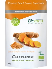 CURCUMA RAW POWER 200GR BIO - BIOTONA - 5412360013524
