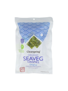 SNACK DE ALGA NORI TOSTADA MULTIPACK BIO 5 UNIDDAES 4GR - CLEARSPRING - 5021554005292