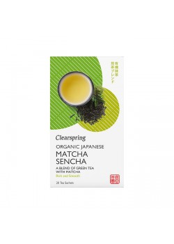 TE VERDE MATCHA SENCHA 20 FILTROS BIO - CLEARSPRING - 5021554001614