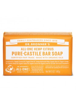 PASTILLA JABON CITRICOS NARANJA 140GR BIO - DR. BRONNER'S - 018787931158
