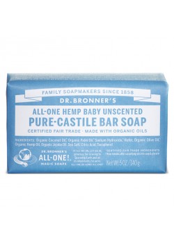 PASTILLA DE JABON NEUTRO 140GR BIO - DR. BRONNER'S - 018787231050