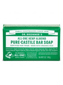 PASTILLA JABON ALMENDRAS 140GR BIO - DR. BRONNER'S - 018787231005 no_image
