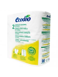 PAPEL DE COCINA RECICLADO 2 ROLLOS - ECODOO - 3380380050169 no_image
