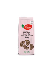 LENTEJAS PARDINAS 500GR BIO - EL GRANERO INTEGRAL - 8422584048407