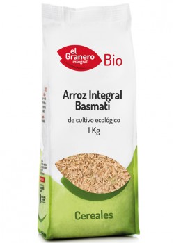 ARROZ INTEGRAL BASMATI 1KG BIO - EL GRANERO INTEGRAL - 8422584018462