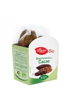 GALLETA ARTESANA CON CHOCOLATE 220GR BIO - EL GRANERO INTEGRAL - 8422584030754