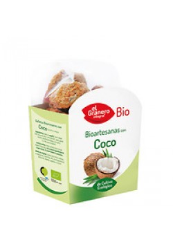 GALLETAS ARTESANAS CON COCO 220GR BIO - EL GRANERO INTEGRAL - 8422584031119