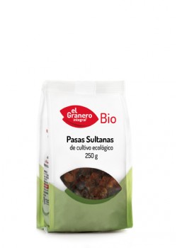 PASAS SULTANAS BIO 250GR - EL GRANERO INTEGRAL - 8422584018264