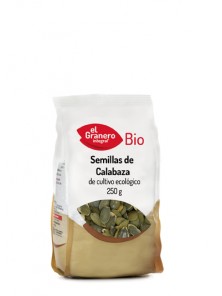 SEMILLAS DE CALABAZA BIO 250GR - EL GRANERO INTEGRAL - 8422584018431