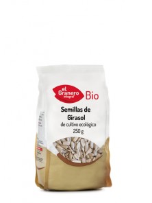 SEMILLAS DE GIRASOL BIO 200GR - EL GRANERO INTEGRAL - 8422584018707