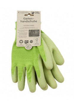 GUANTES DE JARDIN LATEX Y ALGODON TALLA M - FAIR ZONE - 4260365858456
