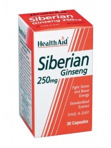GINSENG SIBERIANO 250ML 30 CAPSULAS - HEALTH AID - 5019781019205