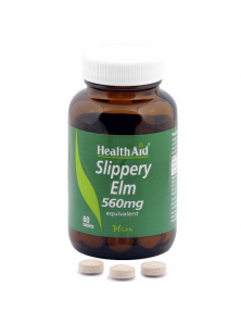 SLIPPERY ELM 560MG  60 COMPRIMIDOS - HEALTHAID - 5019781025589 no_image