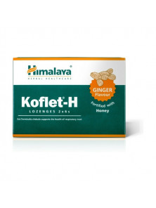 KOFLET-H PASTILLAS EXTRACTO DE HIERBAS Y MIEL JENGIBRE 10 UNIDADES - HIMALAYA HERBAL HEALTHCARE - 8901138834906