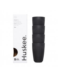 4 TAZAS CHARCOAL 360ML - HUSKEE - 9352913000082 no_image
