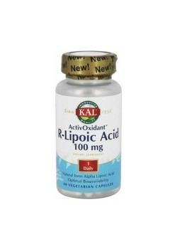 R-LIPOIC ACID 100MG 60 CAPSULAS - KAL - 021245502128