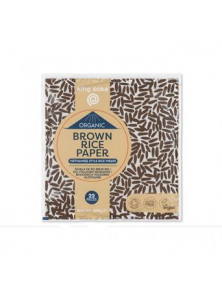 PAPEL DE ARROZ INTEGRAL 200GR BIO - KING SOBA - 619286875006