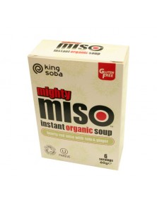 **SOPA DE MISO C/TOFU Y JENGIBRE BIO 60GR(6X10GR) - KING SOBA - 619286803009