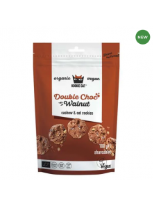 GALLETAS MINI DOBLE CHOCOLATE Y NUECES 100GR BIO - KOOKIE CAT - 3800233689839