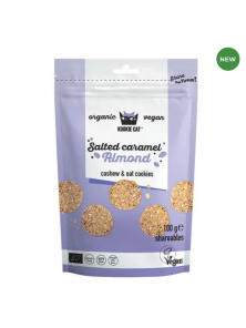 KOOKIE CAT MINI ALMENDRA Y CARAMELO SALADO 100GR BIO - KOOKIE CAT - 3800233689846