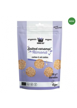 KOOKIE CAT MINI ALMENDRA Y CARAMELO SALADO 100GR BIO - KOOKIE CAT - 3800233689846