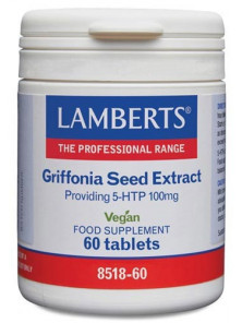 5HTP EXTRACTO DE SEMILLAS DE GRIFONIA 100MG 60 CAPSULAS - LAMBERTS - 5055148414030 no_image