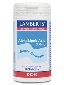 ACIDO ALFA LIPOICO 300MG 90 COMPRIMIDOS - LAMBERTS - 5055148409845 no_image