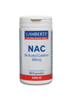 NAC N-ACETIL CISTEINA 300MG 90 CAPSULAS - LAMBERTS - 5055148414856