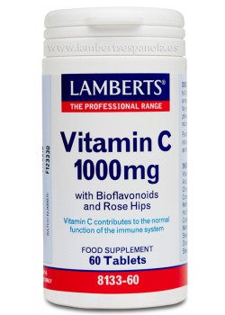 VITAMINA C 1000MG TIME RELEASE FORMULATION 60 TABLETAS - LAMBERTS - 5055148400293