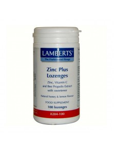 ZINC PLUS 100 PASTILLAS MASTICABLES - LAMBERTS - 5055148403799 no_image
