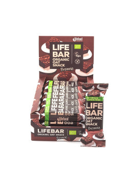 **LIFEBAR AVENA BROWNIE 40GR BIO - LIFEFOOD - 8595657103126