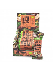 LIFEBAR SNACK AVENA TROCITOS DE CHOCOLATE 40GR BIO - LIFEFOOD - 8595657103119