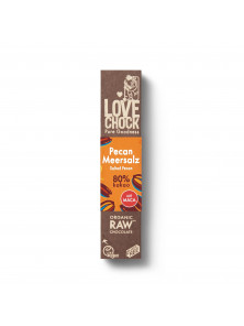 CHOCOLATE NUEZ PECANAS Y SAL MARINA 40GR BIO - LOVECHOCK - 8718421152674